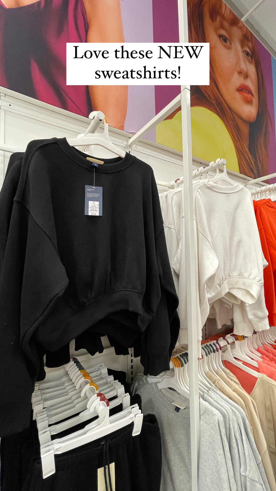 The cutest new Target sweatshirts! Only $25 and so soft! ❤️🎯