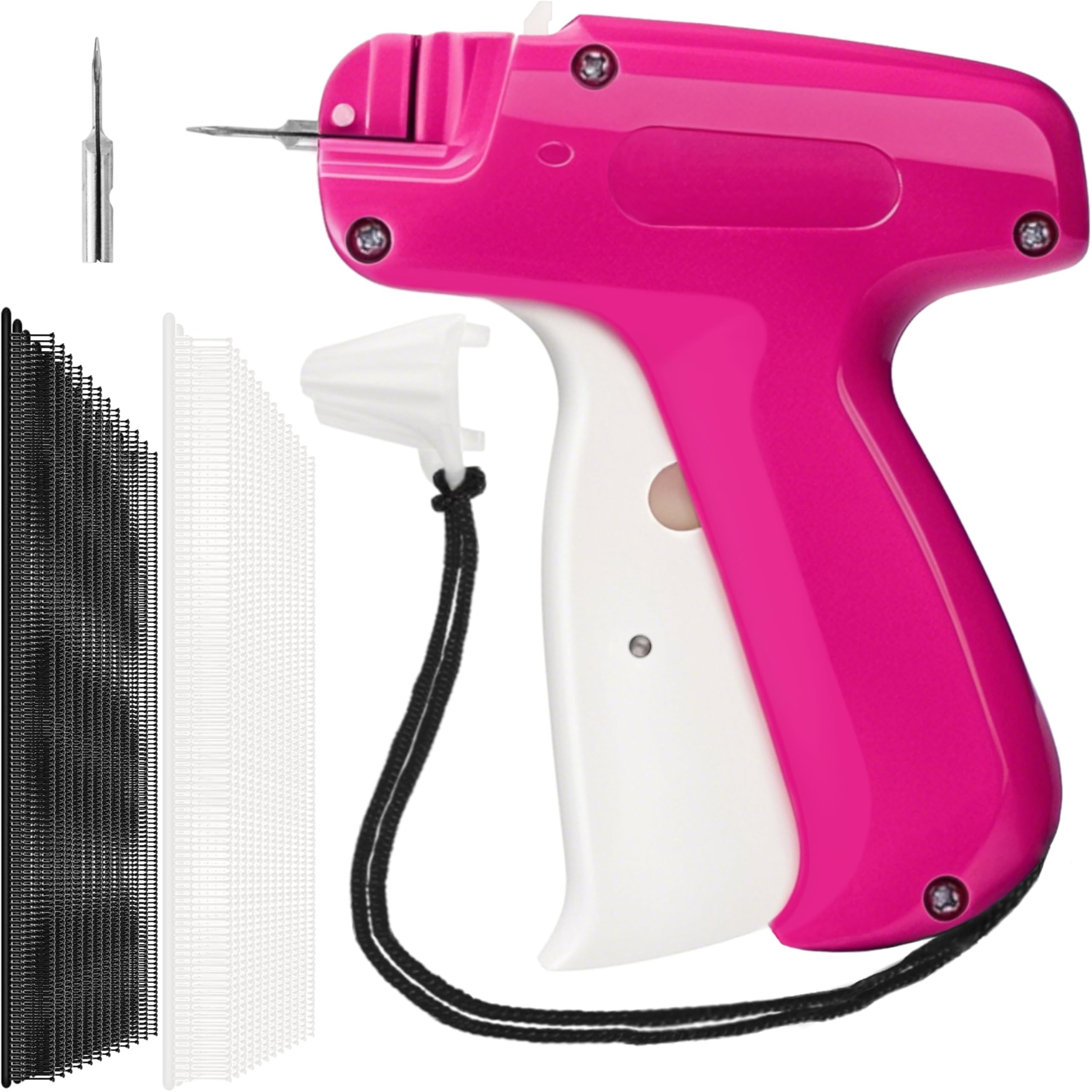 Stitch Gun, Mini Stitch Gun for Clothes, Micro Tagging Gun Kit with 3000 Micro Fasteners(White & ... | Amazon (US)