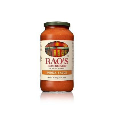 Rao's Homemade Creamy Vodka Sauce with Parmigiano & Pecorino Cheese Premium Quality All Natural Keto Friendly & Carb Conscious - 24oz | Target