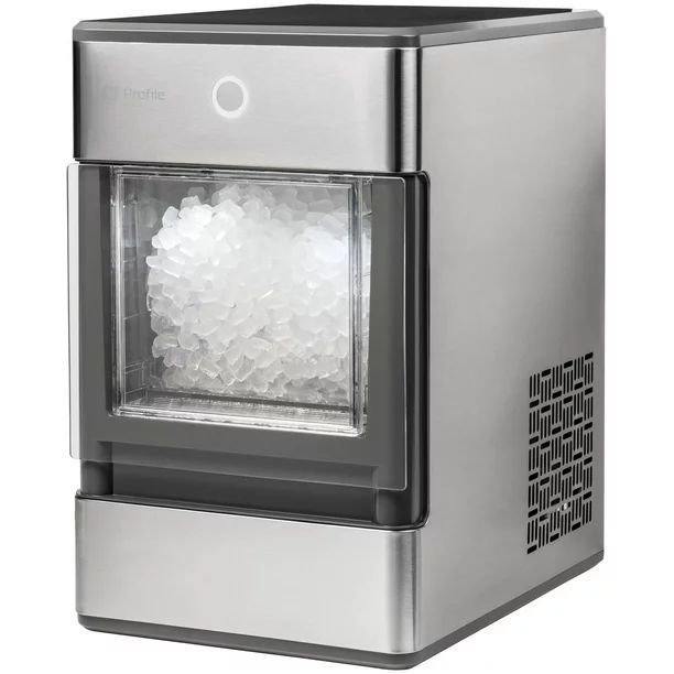 GENERAL ELECTRIC Up to 24 lbs Per Day Countertop Ice Maker, Stainless Steel - Walmart.com | Walmart (US)