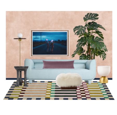 A little Moodboard inspiration on this Monday 💕 if you’re a grown-up but you want to keep it playful, this is the vibe for you 😎

Wallpaper is from Drop It Modern / Art from Natasha Wilson at ArtStar / Fur ottoman from CB2 

#LTKstyletip #LTKhome