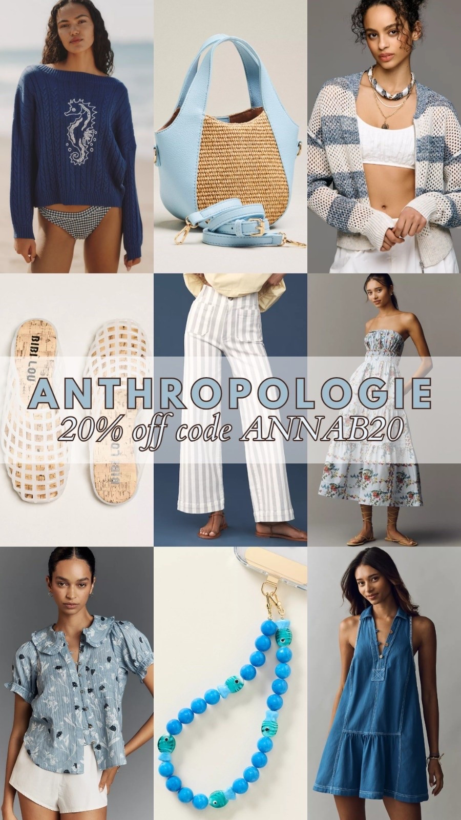 Anthropologie 20% Off a Regular-Price Purchase $100+ code ANNAB20.

#LTKootd #LTKSaleAlert #LTKOver40