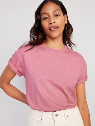 Vintage Slub-Knit T-Shirt for Women | Old Navy (US)