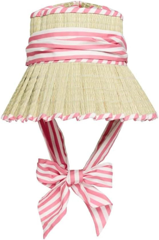 Women's Lorna Murray Hat Straw Reversible Pleated Sun Hat, Wide Brim Foldable Casual Outdoor Beac... | Amazon (US)
