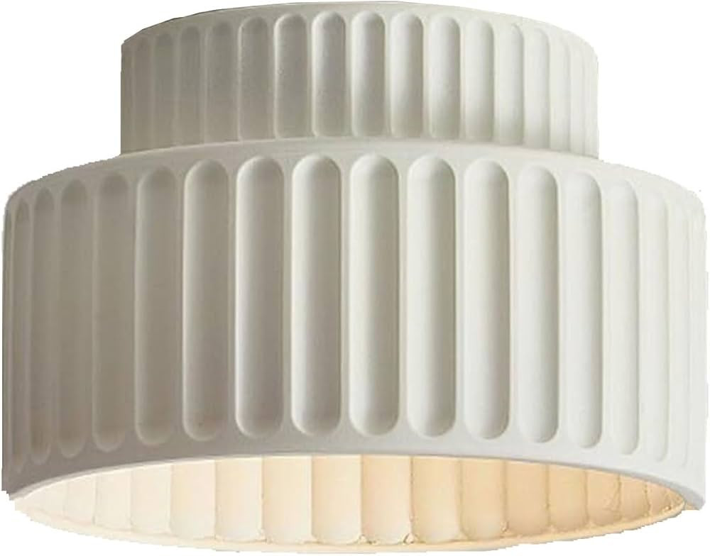 Wabi-sabi Style Resin Ceiling Light Japanese Style Flush Mount Ceiling Lamp Close To Ceiling Ligh... | Amazon (US)