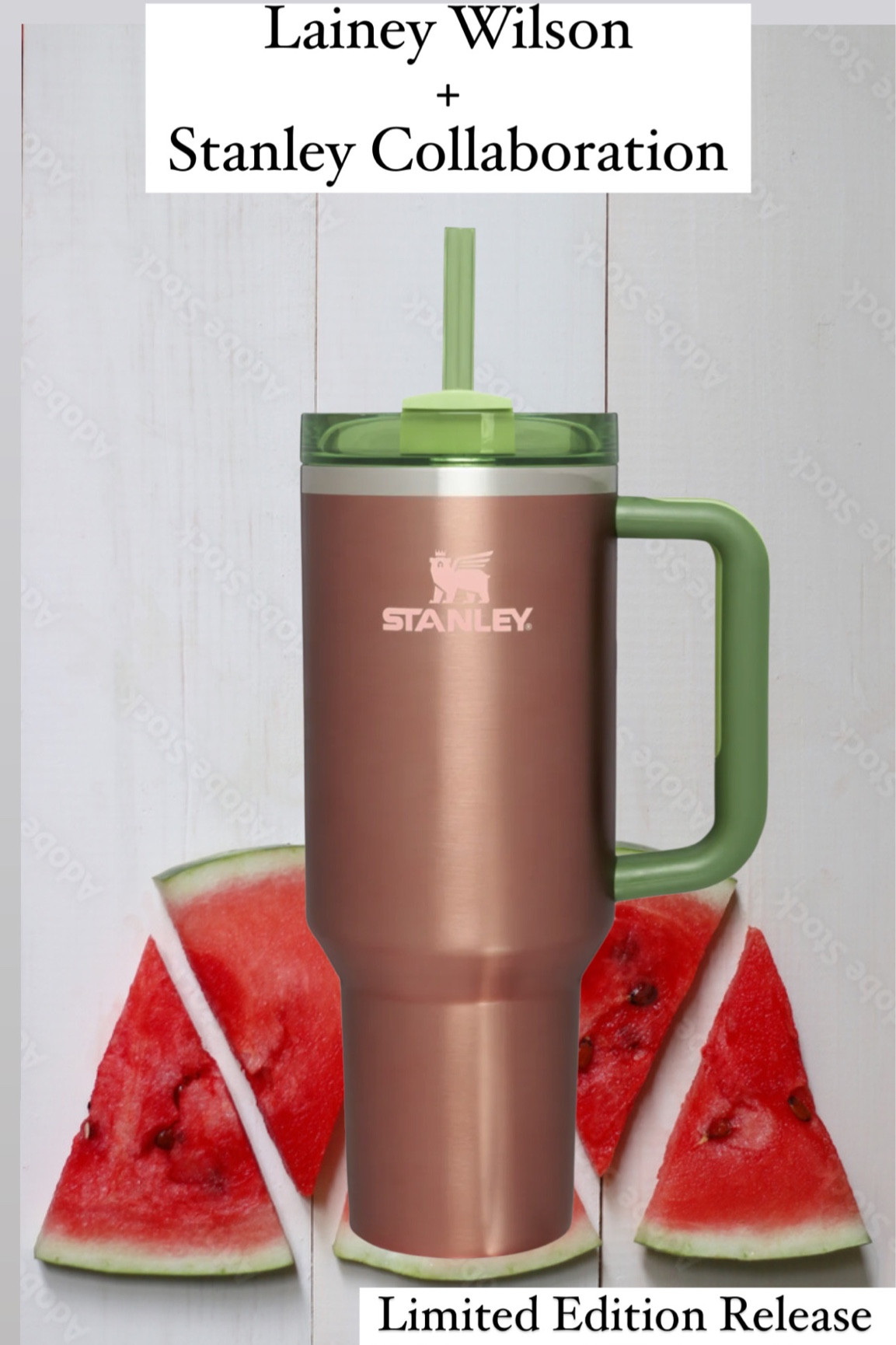 🍉🍉🍉 NEW Stanley Color drop coming tomorrow, July 11! 🍉🍉🍉

The new Lainey Wilson x Stanley collaboration 40 oz quencher will be available tomorrow!  Aptly named “Watermelon Moonshine”, this limited edition color is sure to go quick!  

* Stanley Quencher - $55
#stanley #stanleycup #laineywilson #watermelon #moonshine #limited #limitededition #summer #new #reels #reelsvideo #reelsviral #viralreels #newcolor #trending #viral #explorepage #explore #explorepage✨ #foryou #fyp #fypシ #foryoupage #summervibes #newrelease 

#LTKstyletip #LTKhome #LTKSeasonal