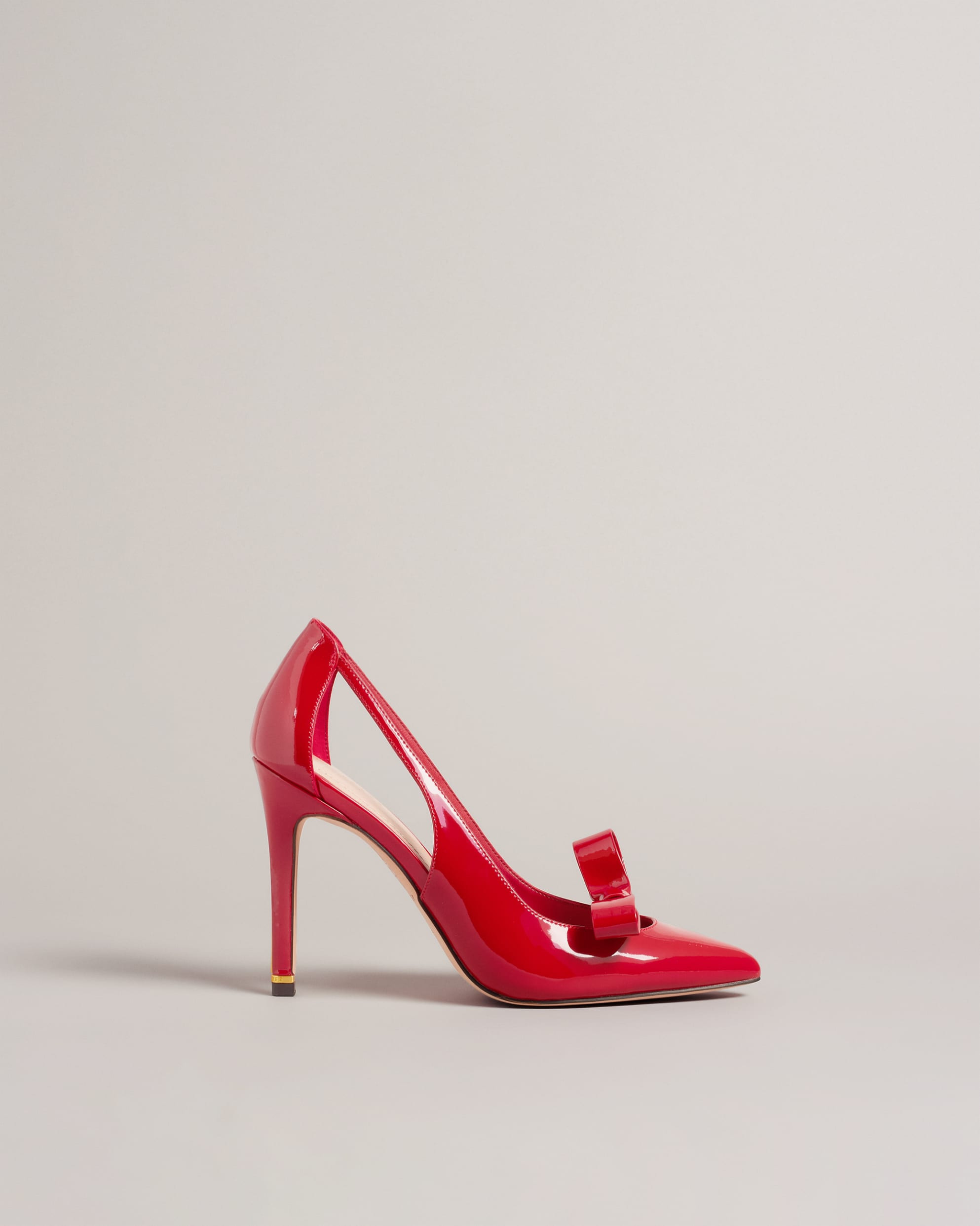 OrlineyPatent Bow Cut Out Court Heels | Ted Baker UK