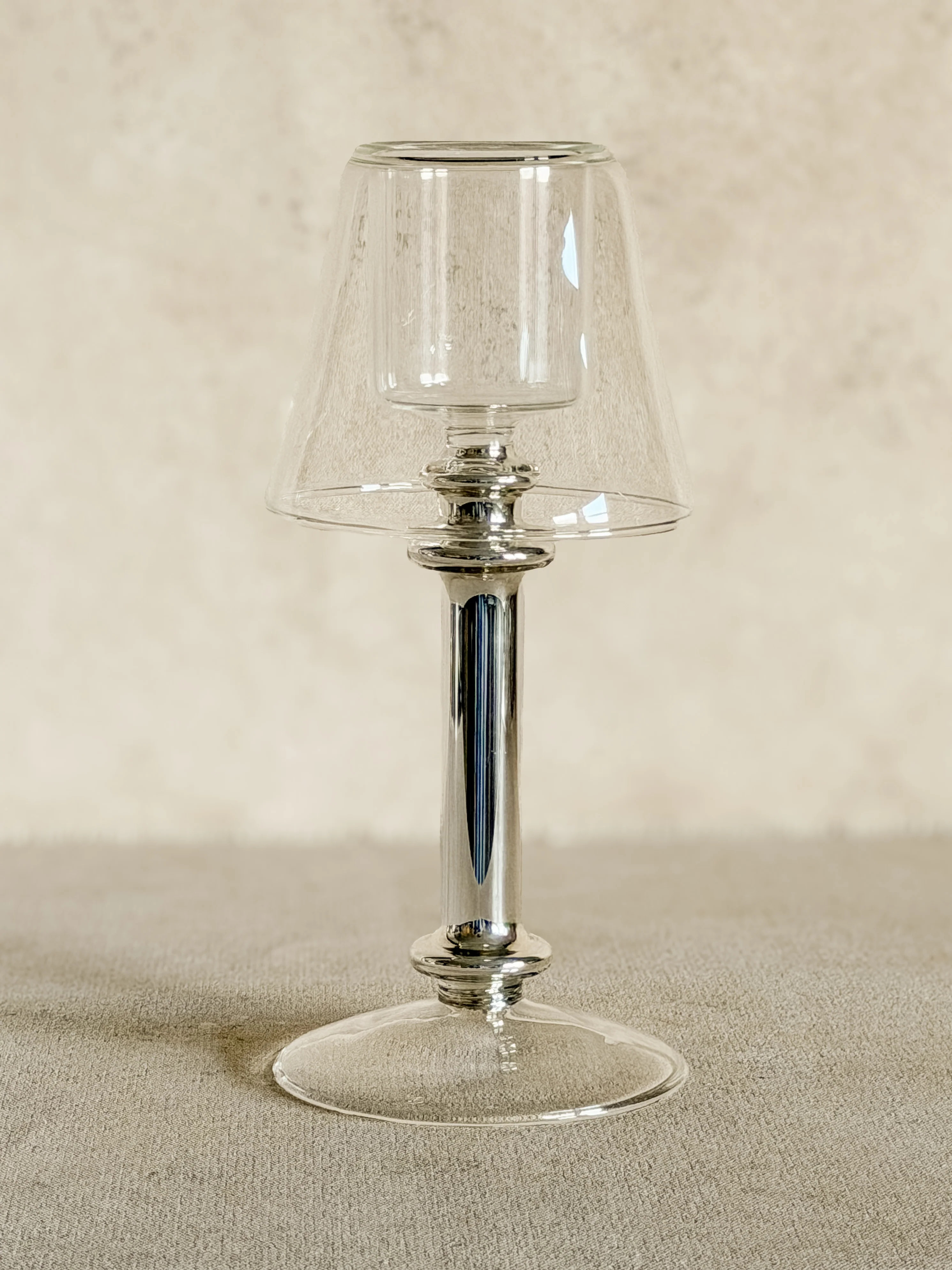 Cressida Glass Tea Light Lamp | Cottage and Key