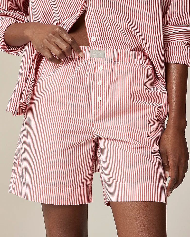 Relaxed boxer short in stripe | J.Crew US