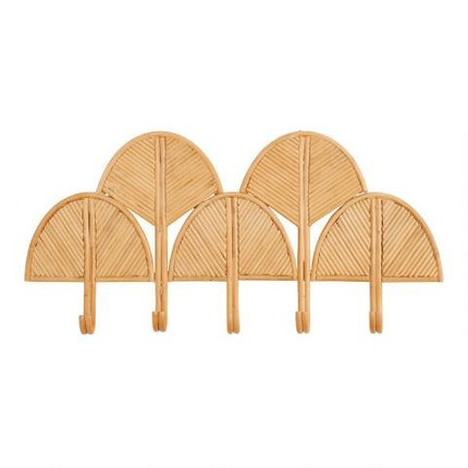 Click for more info about Natural Rattan Fan Wall Rack