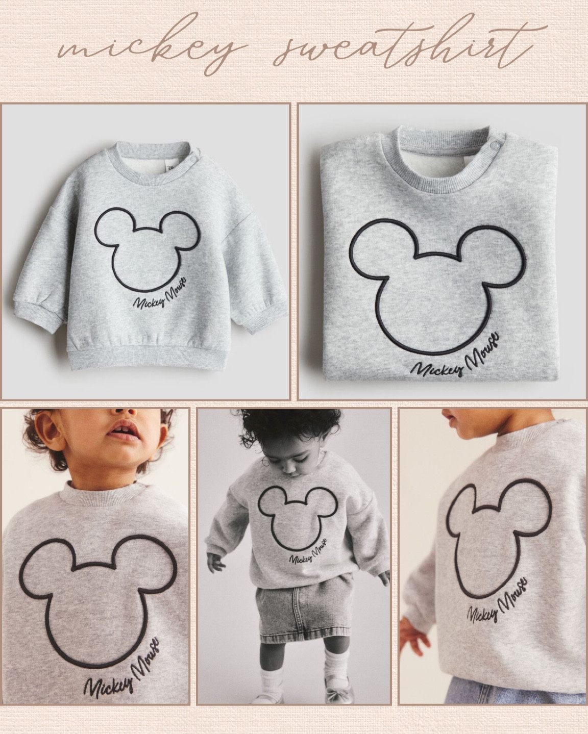 New Mickey Mouse sweatshirt! So cute & only $12.99

#LTKFamily #LTKBaby #LTKKids