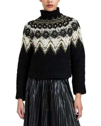 Lizzy Sweater in Textured Fair Isle | Bloomingdale's (US)
