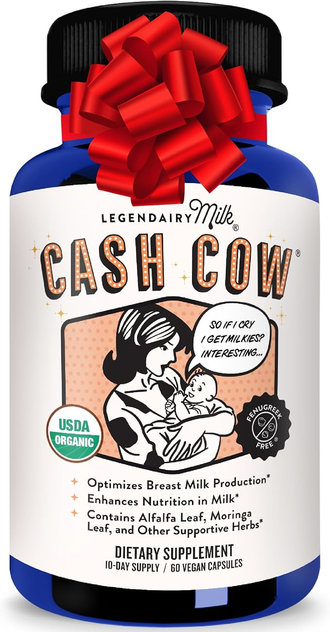 Legendairy Milk Cash Cow Lactation Supplement, Moringa, Alfalfa, and Goat's Rue Breastfeeding Sup... | Amazon (US)