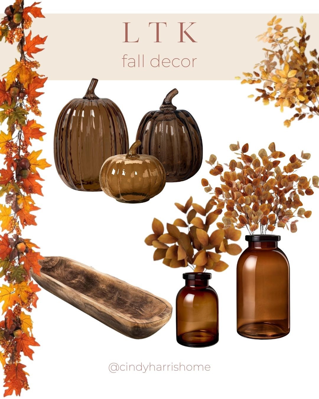 Shop some cute fall decor! I went shopping today and these are all very trendy items this year! Garland and stems make for easy seasonal swaps for vases you already use!

#LTKHome #LTKFallSale #LTKSeasonal
