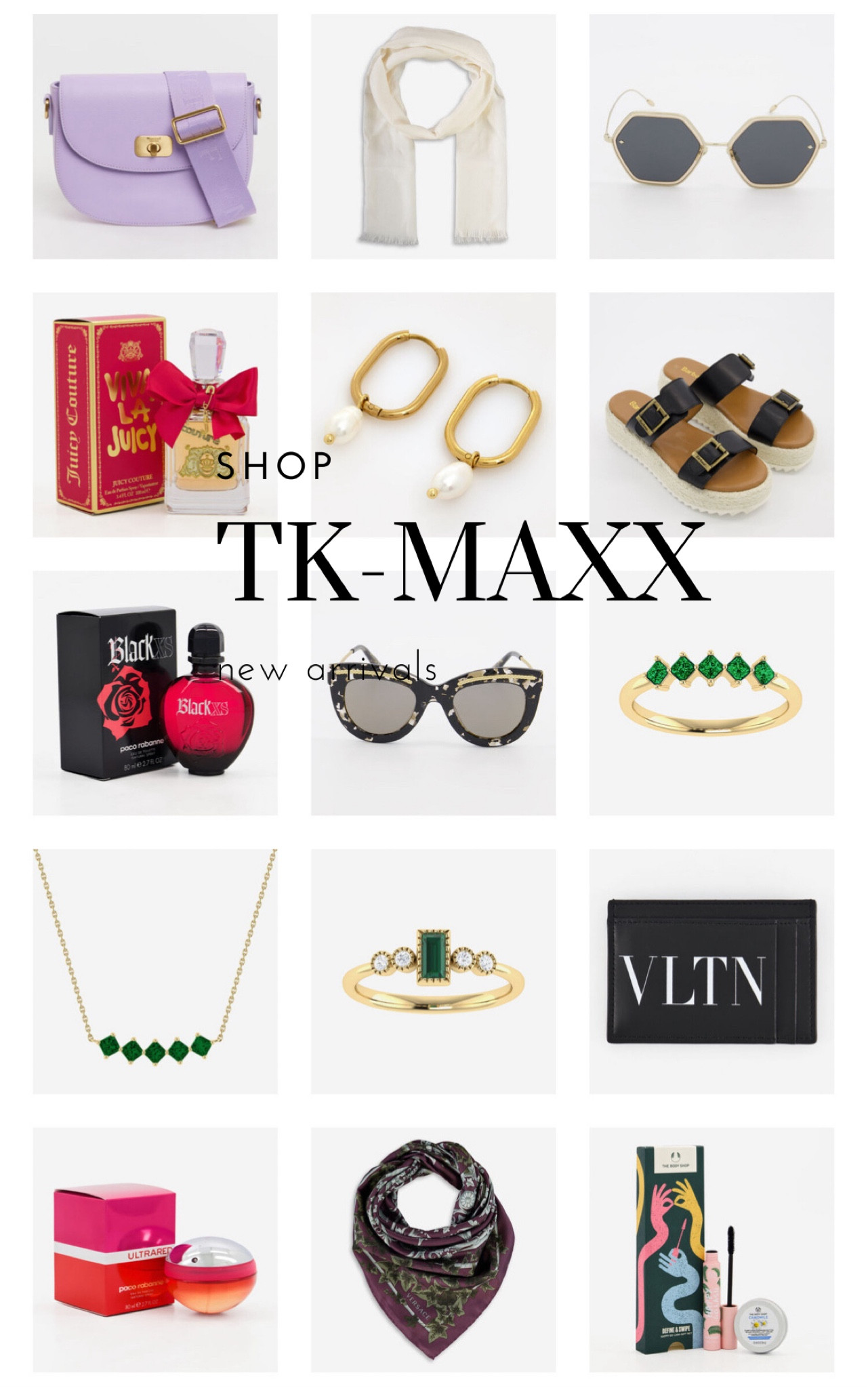 beautiful jewellery, sandals and amazing perfumes available on tk-maxx website for amazing prices! the perfect gift for others or yourself. i absolutely love gold and green jewellery pieces together !! #ltkgift 

#LTKHoliday #LTKsalealert #LTKGiftGuide