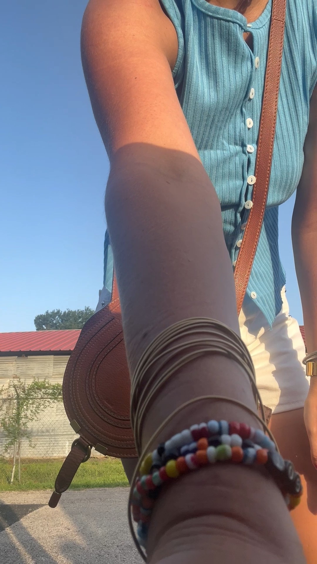 Target white studded denim shorts are to die for! Great length too. Wearing a size 4 

Glasses, sandals, and top are all Amazon 

#LTKSeasonal #LTKSummerEdit #LTKStyleTip