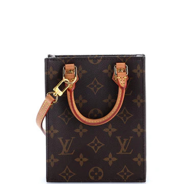 Petit Sac Plat Bag Monogram Canvas | Rebag