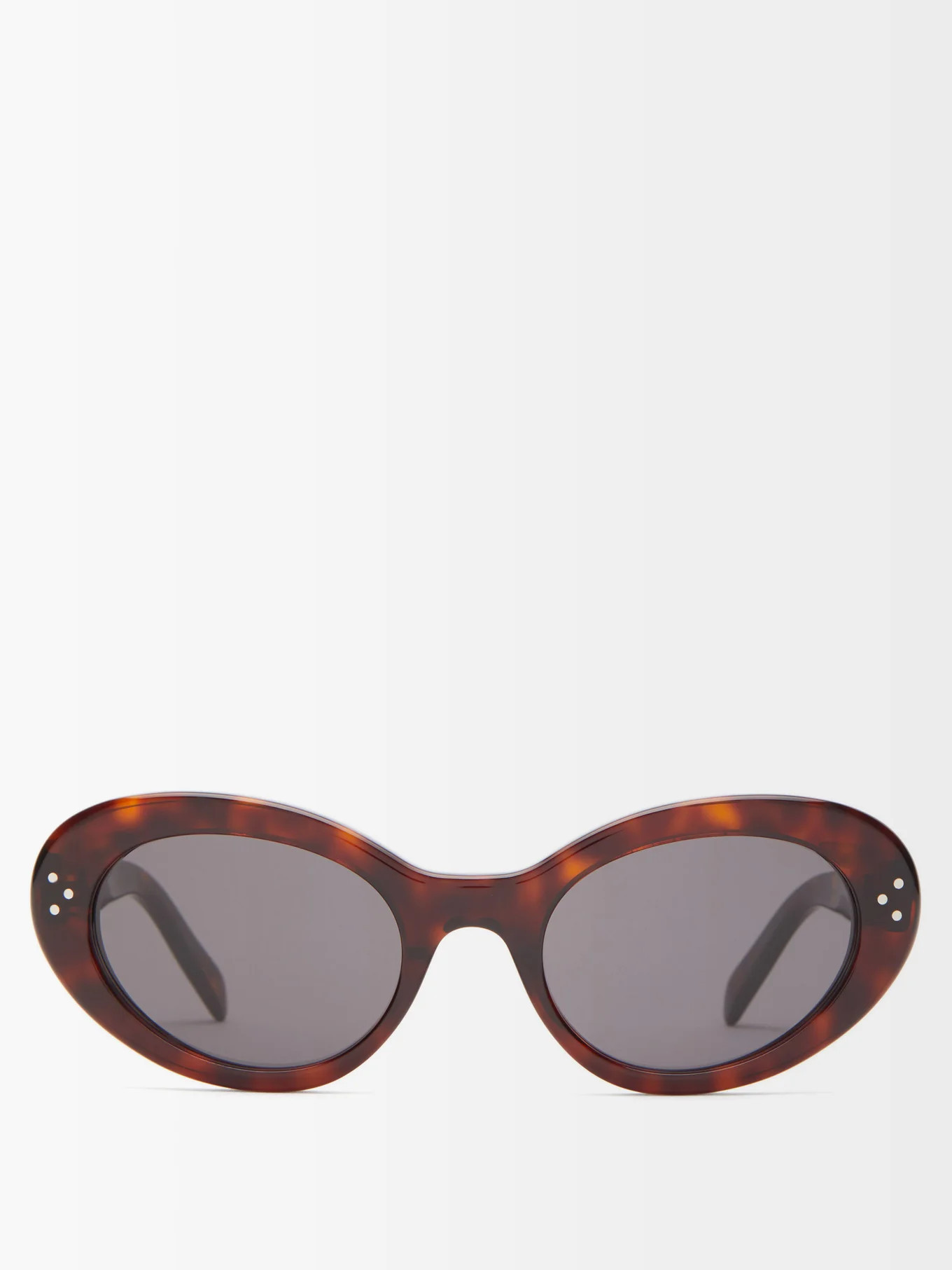 Oval cat-eye tortoiseshell-acetate sunglasses | Matches (UK)