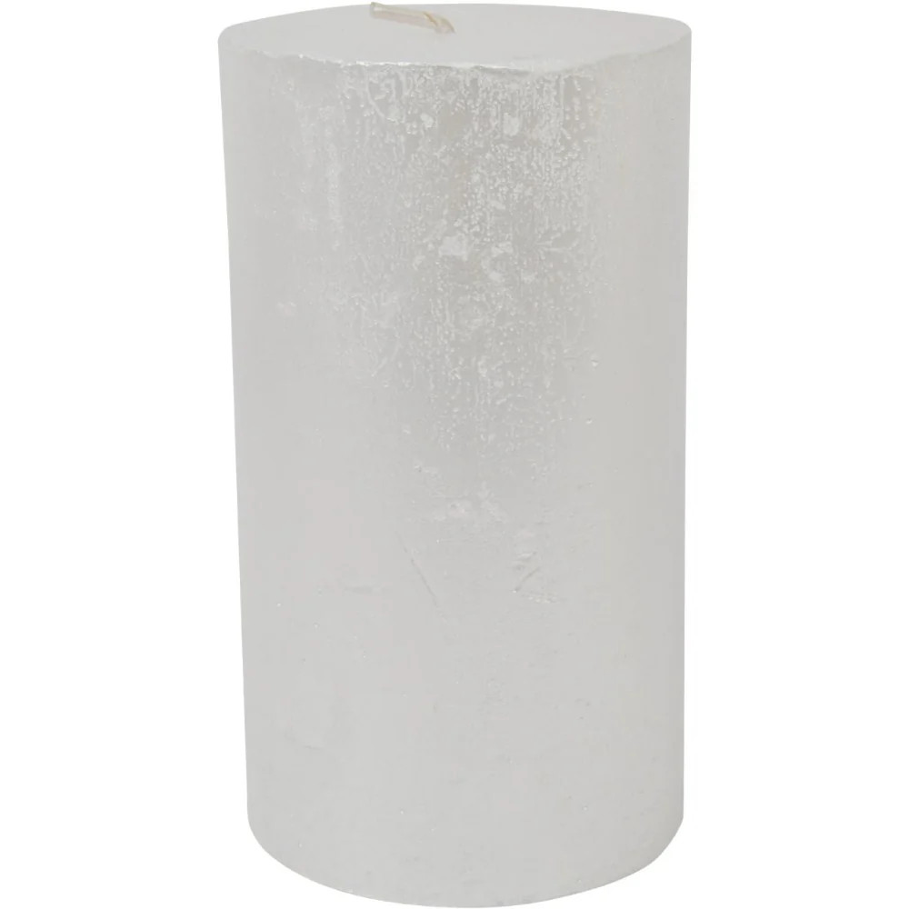 Libra Interiors Rustica Pillar Candle Pearl | Olivia's