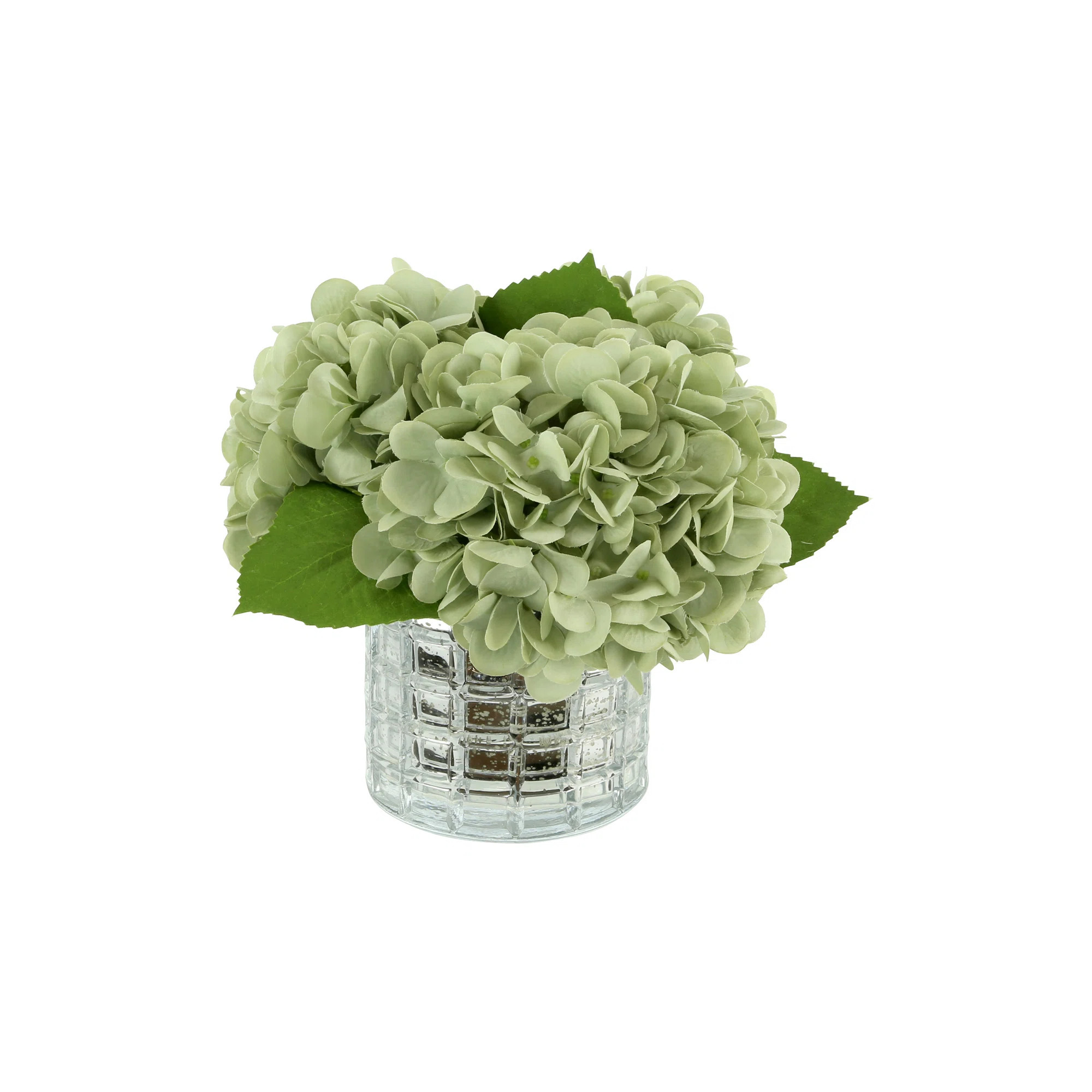 Gracie Oaks Hydrangea Floral Arrangement in Vase "& Reviews" | Wayfair | Wayfair North America