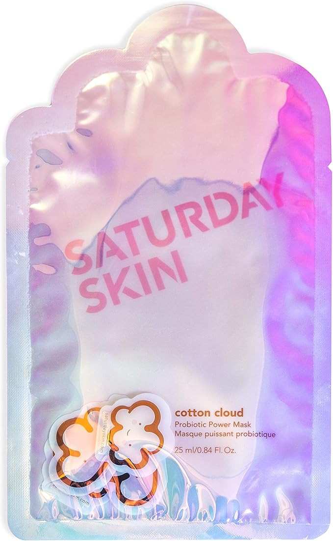 Saturday Skin Cotton Cloud Probiotic Power Face Mask Vit E Seabuckthorn Fruit Extract Omega Fatty... | Amazon (CA)