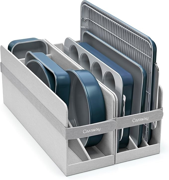 Caraway Nonstick Ceramic Bakeware Set (11 Pieces) - Baking Sheets, Assorted Baking Pans, Cooling ... | Amazon (US)