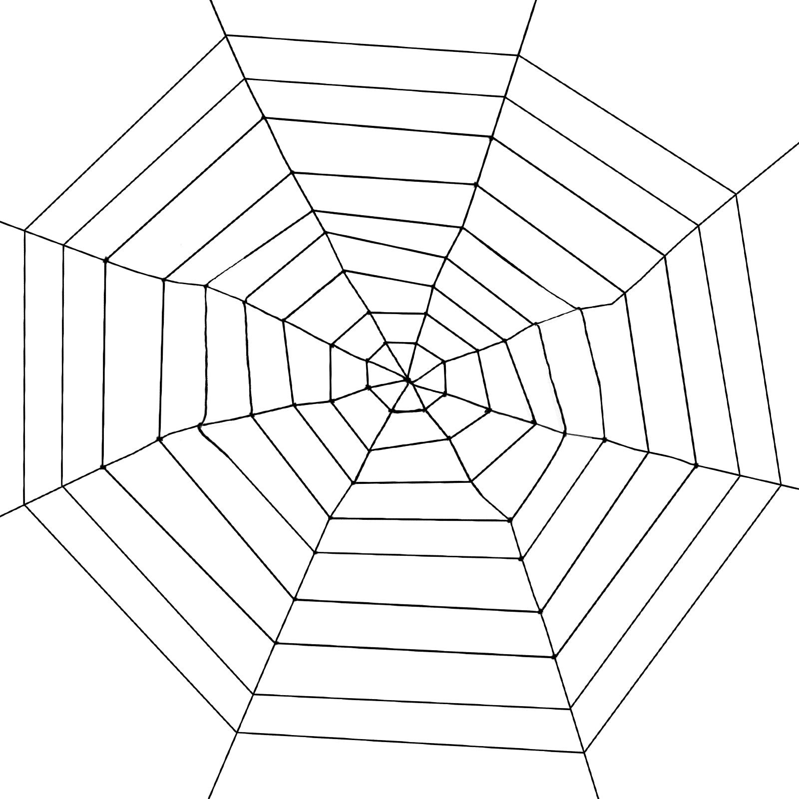 Giant Spider Web Halloween Decorations - Realistic Spider String Rope Props, Round Fake Cobweb El... | Amazon (US)