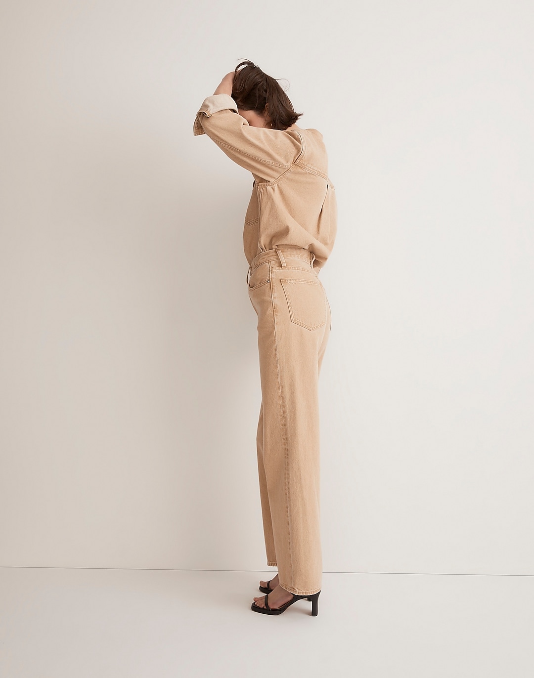 The Perfect Vintage Wide-Leg Jean in Light Chestnut Wash: Botanical-Dye Edition | Madewell