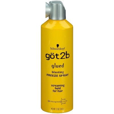 got2B Schwarzkopf Glued Blasting Freeze Hair Spray - 12oz | Target