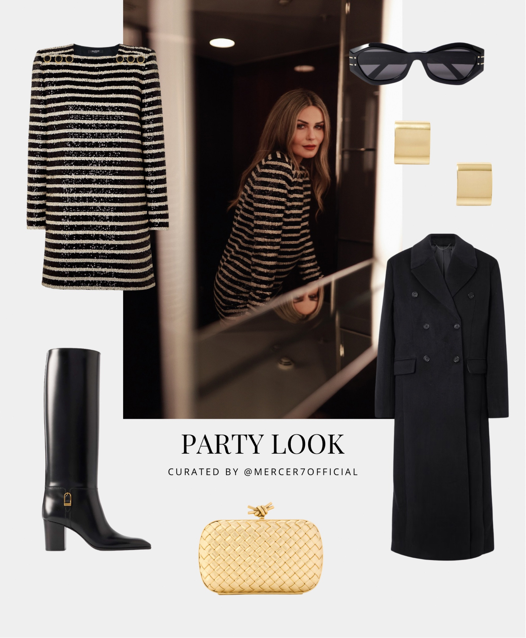 Some more party inspiration, part of my NET-A-PORTER edit! This dress is true to size, I am wearing size 36.