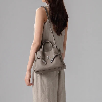 SAOIRSE Belt Soft Structural Shoulder Tote Small | RABEANCO