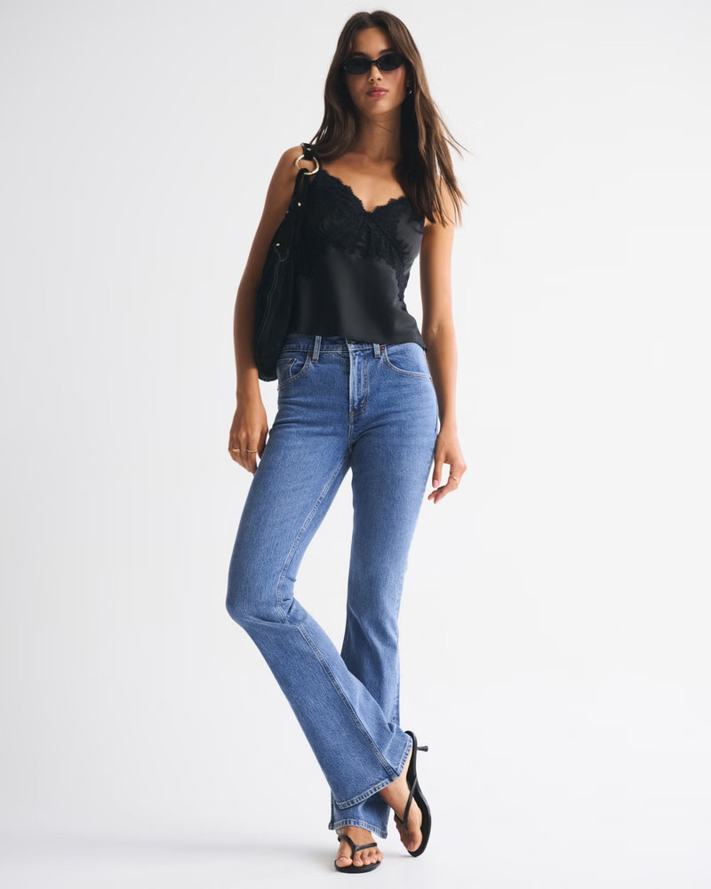 Women's High Rise Bootcut Jean | Women's New Arrivals | Abercrombie.com | Abercrombie & Fitch (US)