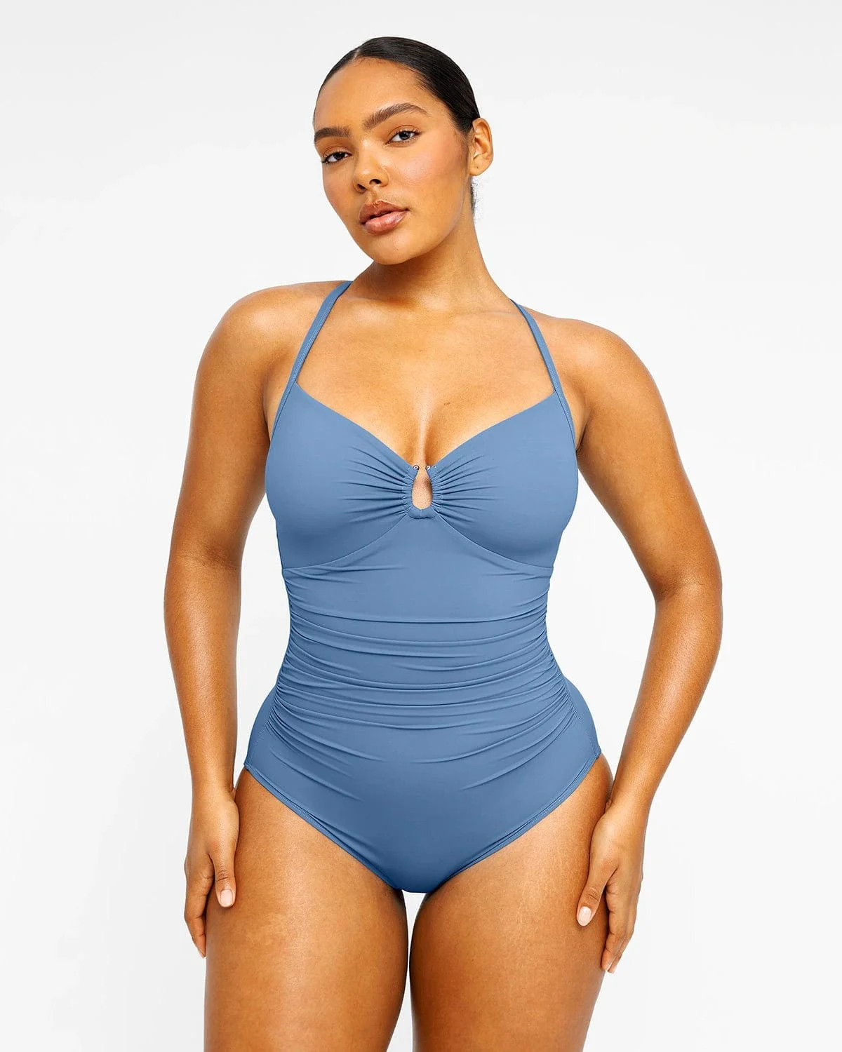 Smart Sculpt U-Ring Cut Out Shaping Swimsuit | Shapellx