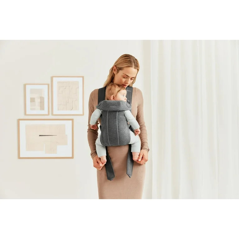 BabyBjorn Baby Carrier Mini, 3D Jersey, Dark grey | Walmart (US)