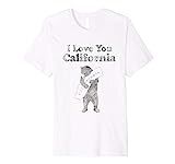Vintage I Love You California Bear T-Shirt Men Women Kids | Amazon (US)