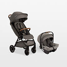 Nuna PIPA Urbn Granite Grey Baseless Baby Car Seat + TRVL LX Stroller Next Travel System + Review... | Crate & Barrel