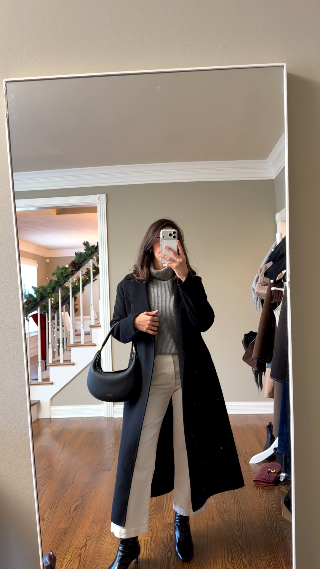 Classic chic winter outfit perfect for the office
White/cream jeans (TTS) cashmere sweater size Small and wool coat size Smalll

#LTKmomlife #LTKSeasonal