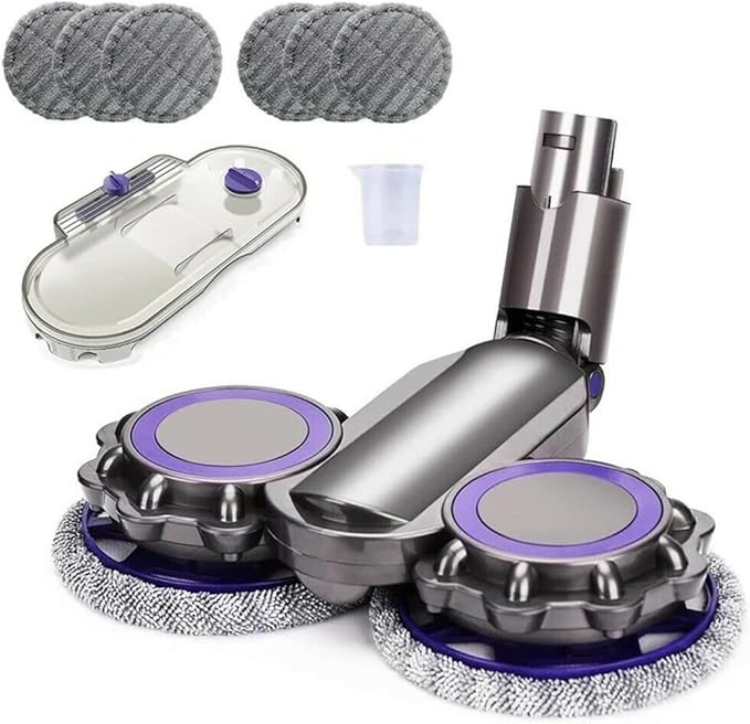 Electric Wet Dry Mopping Mop Head Compatible for Dyson V6 DC58 DC59 DC62 Attachment +Water Tank +... | Amazon (US)