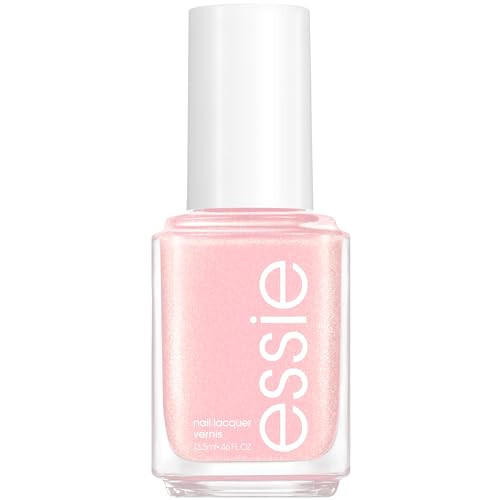 Essie Nail Polish, Salon-Quality, 8-Free Vegan, Iridescent Sheer Pink, Birthday Girl, 0.46 fl oz | Amazon (US)