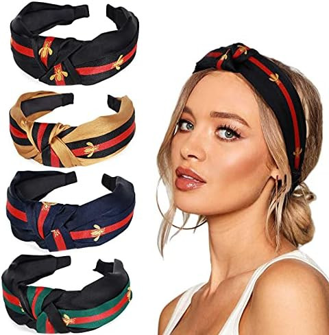 Headbands for Women Knotted Headbands, Diademas Para Mujer De Moda Bee Headbands for Women's Hair | Amazon (US)