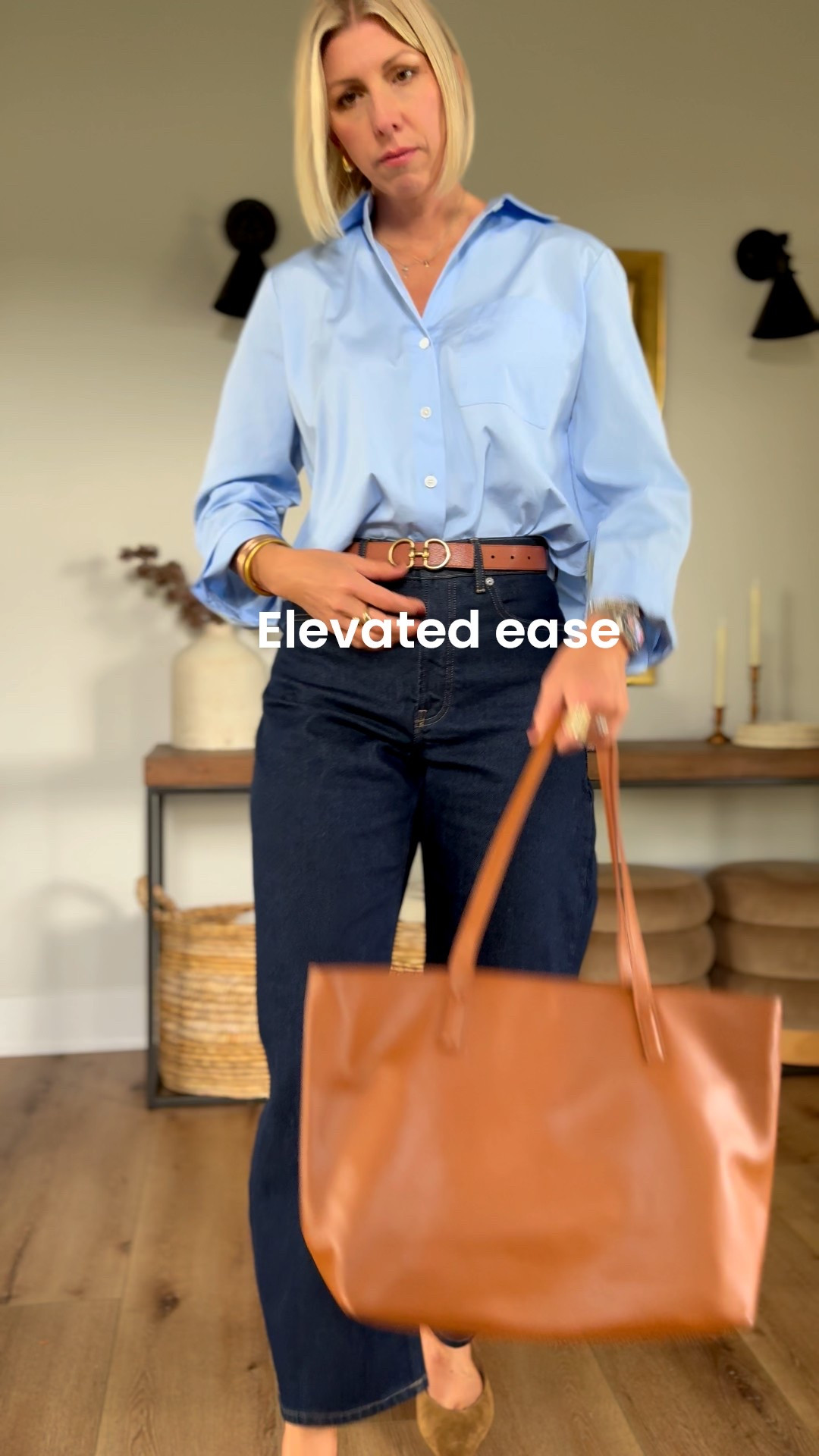 When you want comfort and confidence, relaxed, barrel denim is the move.

Paired it with a crisp button-up and slingbacks for a look that says “elevated ease.” A fresh spin on workwear without sacrificing comfort.

Tap for fall staples that feel just as good as they look.
#widelegjeans #darkwashdenim #fallcapsulewardrobe


#LTKStyleTip #LTKOver40 #LTKWorkwear