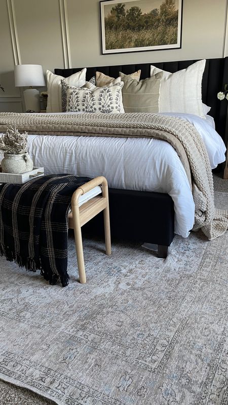 We have an 8x10 under our king size bed and it is the perfect size! 

Bedroom Rug use code LOGANM

#LTKhome #LTKstyletip