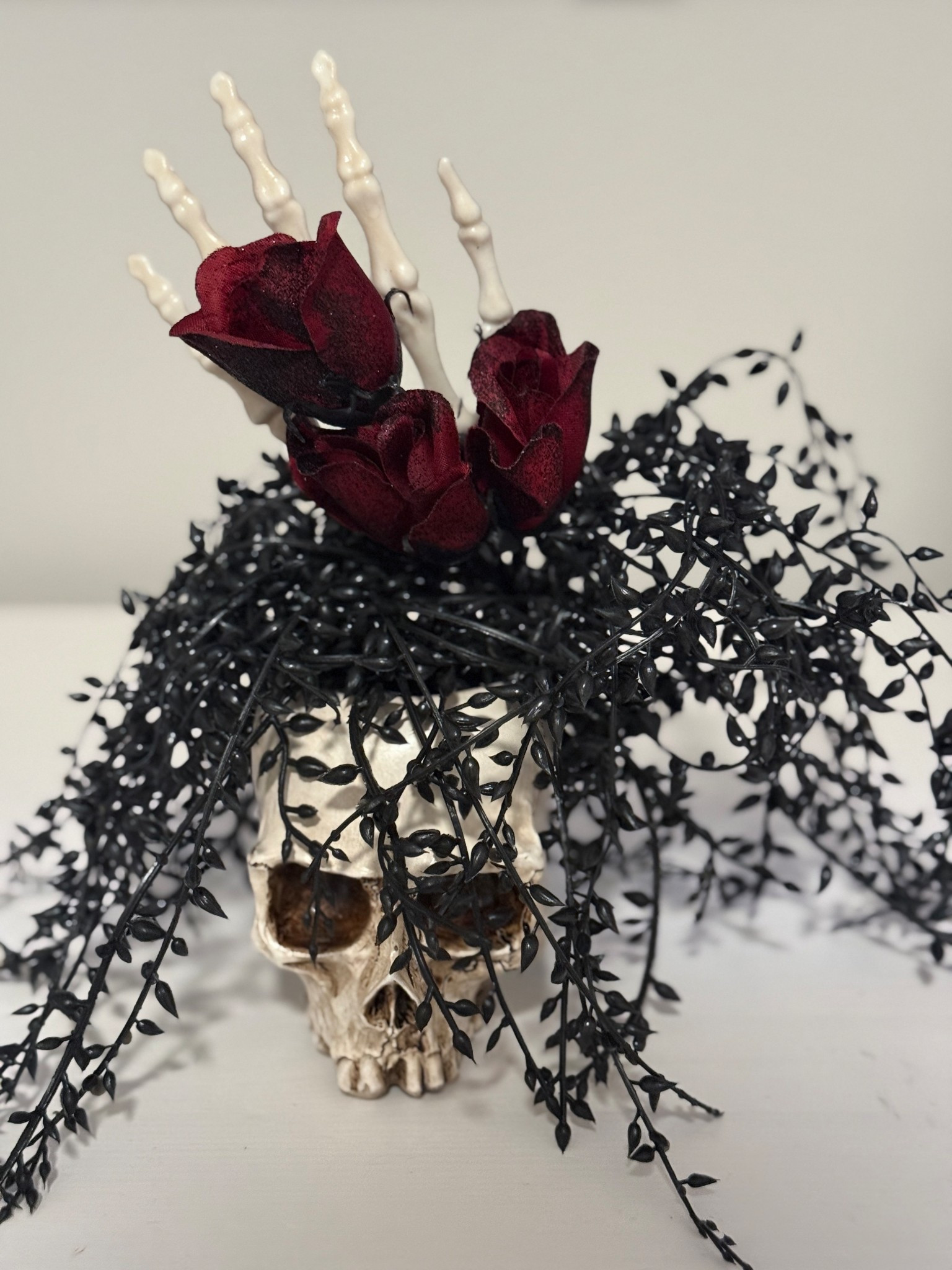 Simple Halloween Skeleton  Floral Arrangement   

#LTKHome #LTKSaleAlert #LTKSeasonal