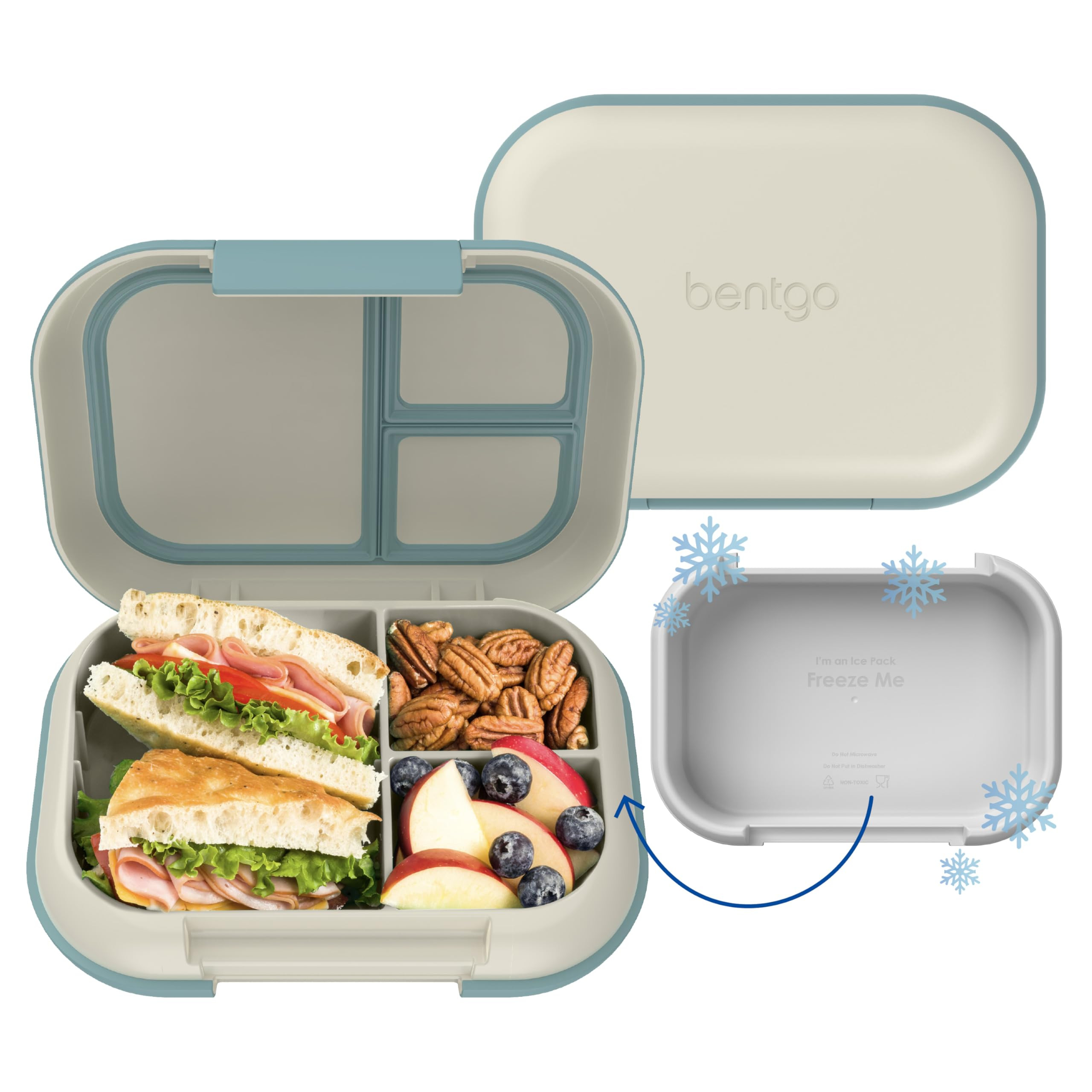 Bentgo Chill Max Leak-Proof XL Lunch Box - Included Ice Pack Keeps Food Cold; 5-Cup Capacity for ... | Amazon (US)