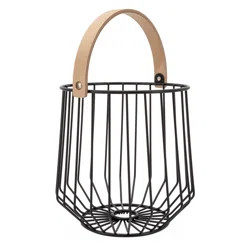 Gracie Oaks Tempo Storage Metal Basket | Wayfair North America