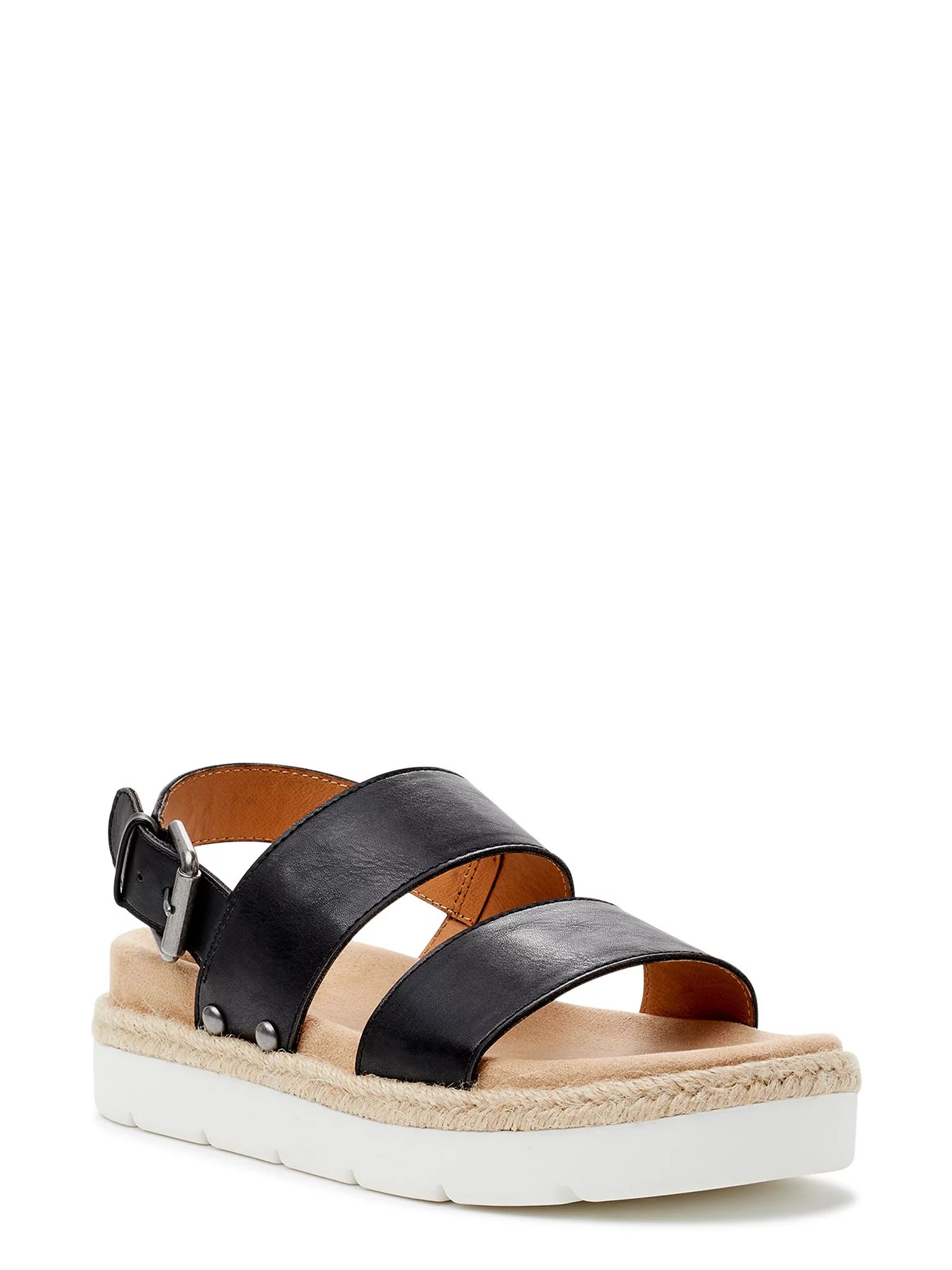 Time and Tru Women's Comfort Flatform Sandals | Walmart (US)