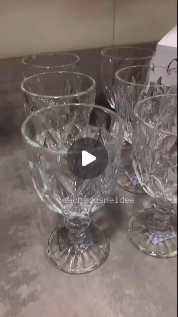 Jogo de 6 Taças de Vidro para Agua, Suco, Vinho e Drinks Diamond (Transparente, 260ml)

Taças lindas! 

#LTKcasamento #LTKhome #LTKbrasil