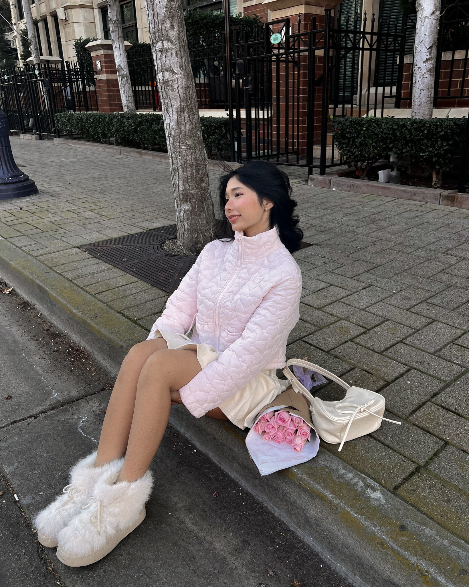 Valentine's season, styled my way
Heart details, bows, and a soft pink moment while walking downtown in the frost jacket and junie skirt from @kestan.co
pink valentine outfit, heart details, romantic fashion, downtown stroll, feminine winter style
#ValentinesDayOutfit #PinkAesthetic #RomanticStyle #ExploreFashion #Kestan

#LTKValentine