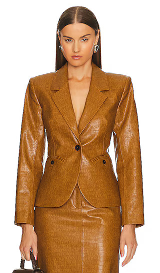 Marlon Blazer in Russet Brown | Revolve Clothing (Global)