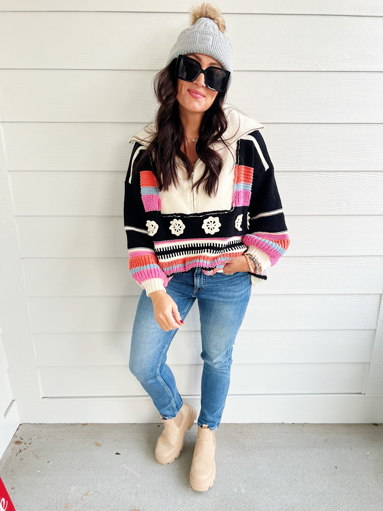 • small sweater (code ASHDONIELLE for 15% off)

• jeans true to size 

• boots true to size 

#LTKstyletip #LTKfindsunder100 #LTKHoliday